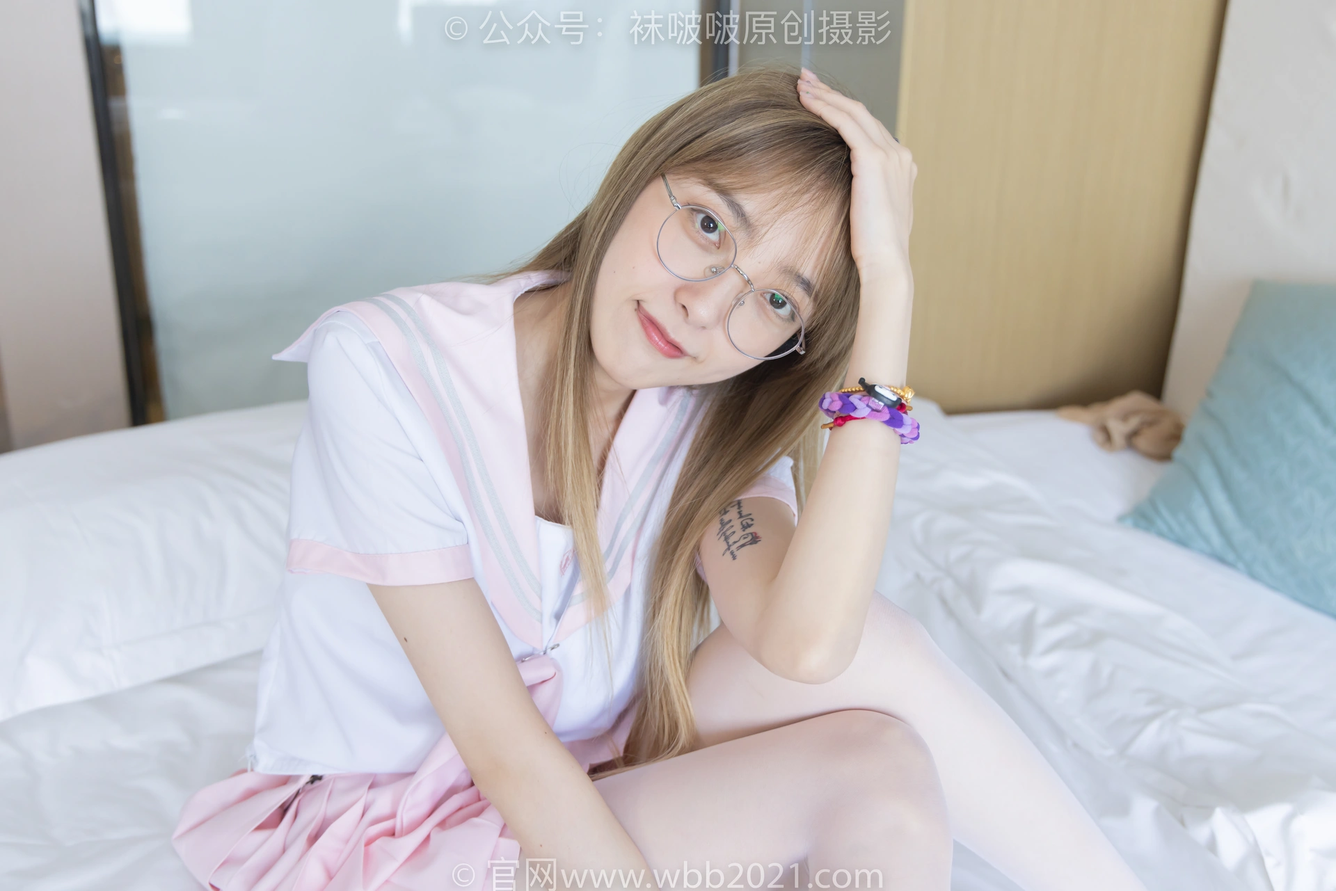 [BoBoSocks袜啵啵]NO.238 稚予-皮鞋、白丝、JK制服 2